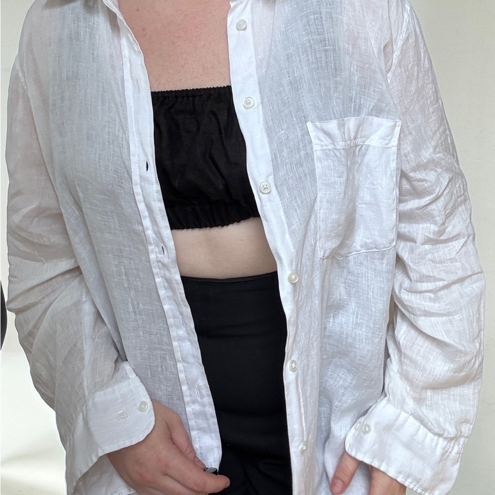 h&m linen shirt - Picture 7 of 11